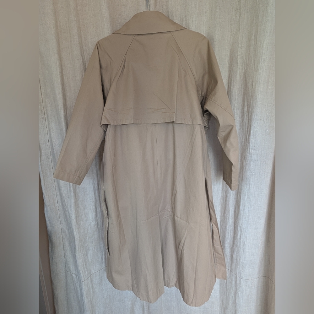 NWT 7115 By Szeki Tan Trench Coat - Picture 7 of 10